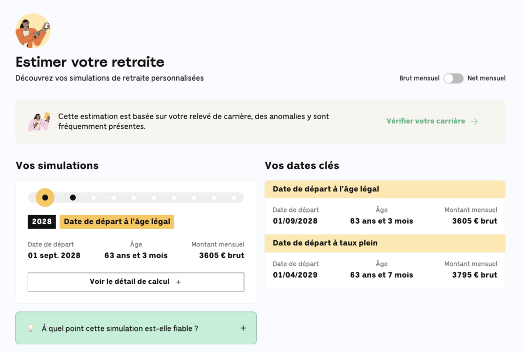 Estimer votre retraite Estimer votre retraite